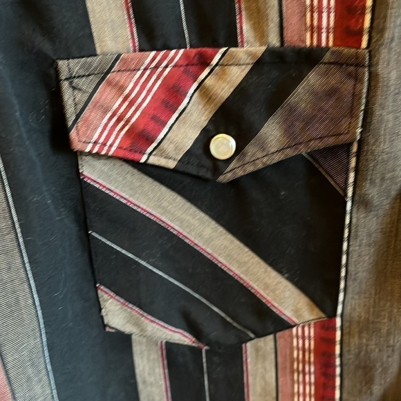 Corral West Ranchwear Button Down Shirt Pearl Snap Western Size Medium - Picture 4 of 7